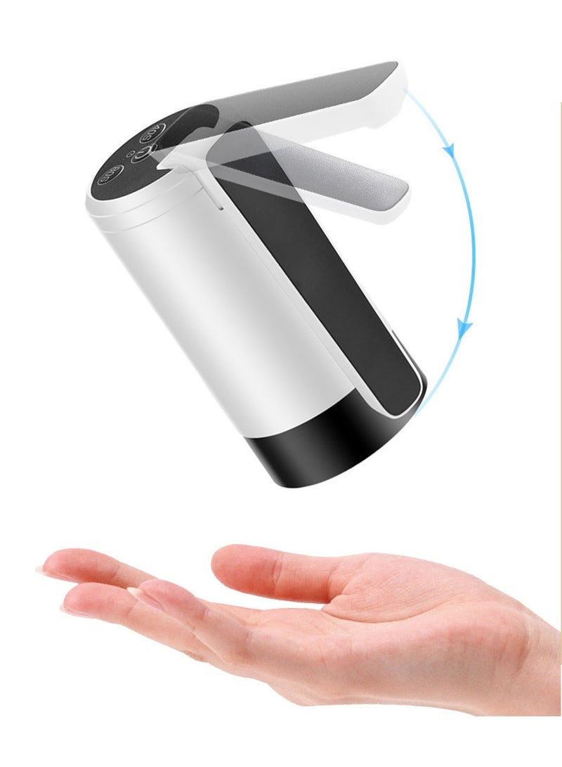 Foldable Water Dispenser for Continuous Pumping Electric Water Jug Pump Timing and Quantitative Pumping 3 Button Mode Rechargeable for Camping Kitchen - Image 4