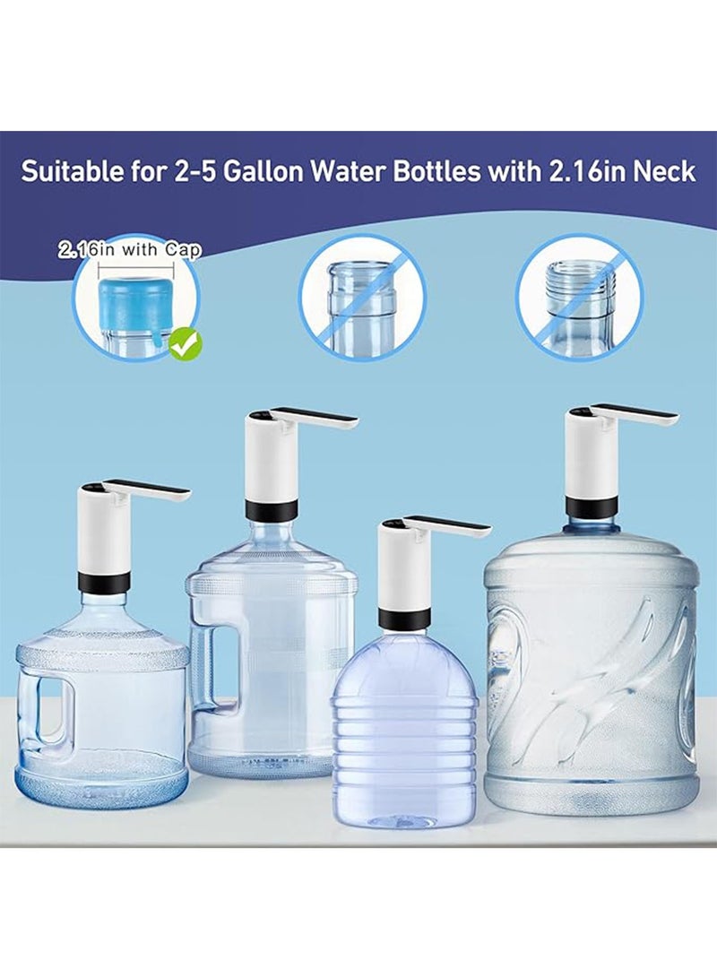Foldable Water Dispenser for Continuous Pumping Electric Water Jug Pump Timing and Quantitative Pumping 3 Button Mode Rechargeable for Camping Kitchen - Image 5