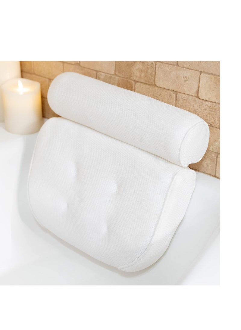 KANDOONA - Bath Pillow - Square Bath Pillows for Tub Neck & Back Support, Luxury Bathtub Pillows for Head & Neck, Soaking, Bubble Bath & Spa, Bathtub Accessories for Women - Gifts for Women, Wife, Girlfriend - Image 1