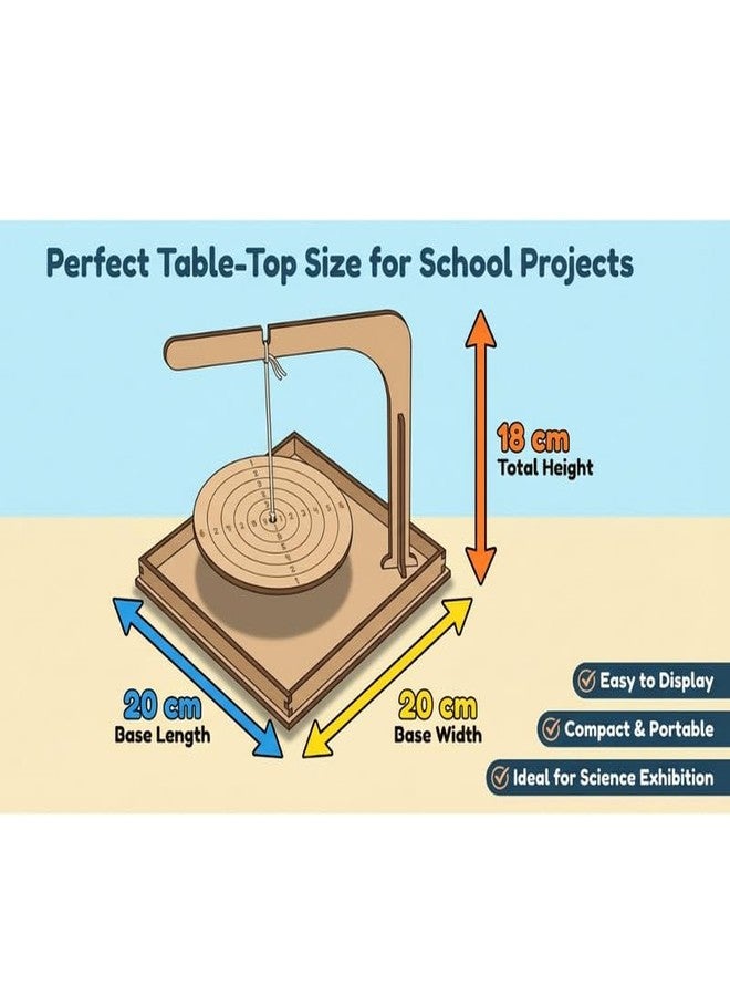 ESPtronics DIY Wooden Balance and Center of Gravity Educational Toy STEM Kit Physics Working Model Torque Equilibrium Science Project for School Kids - Image 5