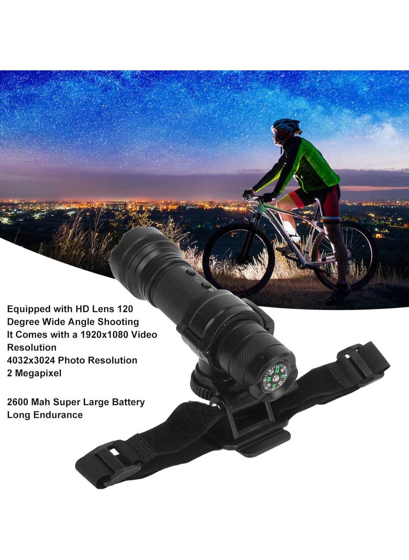 AROAQ - Bike Motorcycle Helmet Camera 1080p Waterproof Bicycle Sports Video Camera - Image 1