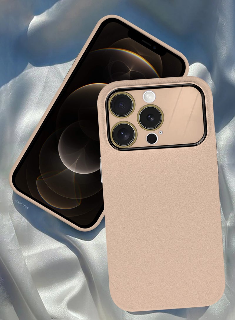 Hard Silicone Case Cover for Apple iPhone 12 Pro - Cover with Camera Protection Bumper - Auto Focus Design - Sand Pink - Image 4