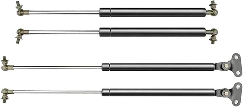 تويوتا لاند كروزر 100 سيريز LX470 1998-2007 دعامات غازية للأمام وباب خلفي قضبان رفع - Image 2