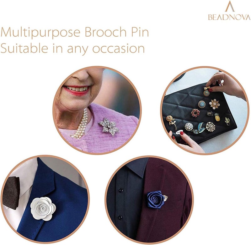 BEADNOVA 50PCS Butterfly Clutch Metal Pin Backs Pin Backings for Lapel Clips Silver 50 pcs - Image 3