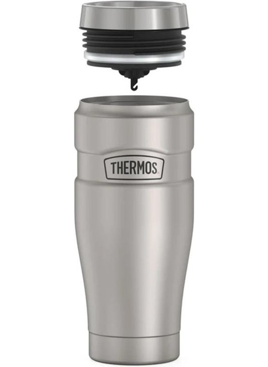THERMOS SK1005 Stainless King Mug Matte Stainless Steel 0.47L  - Image 4
