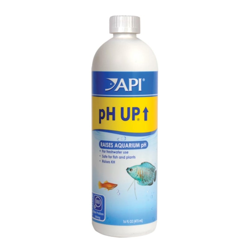 API pH UP Freshwater Aquarium Water pH Raising Solution 16-Ounce Bottle - Image 1