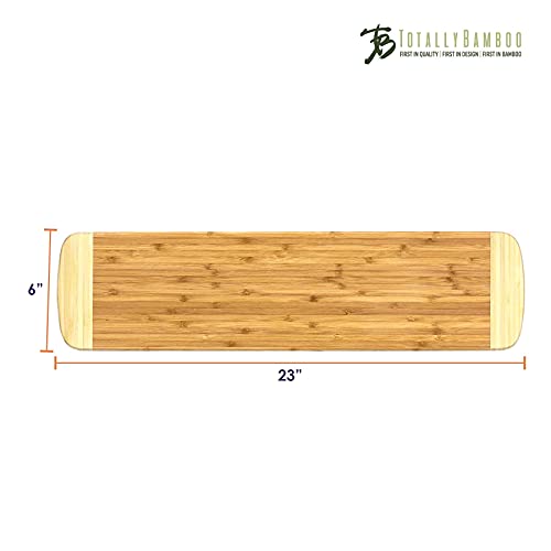 Totally Bamboo Palaoa Bread Serving & Cutting Board, Great for Charcuterie and Appetizer Spreads, 23" x 6" - Image 3