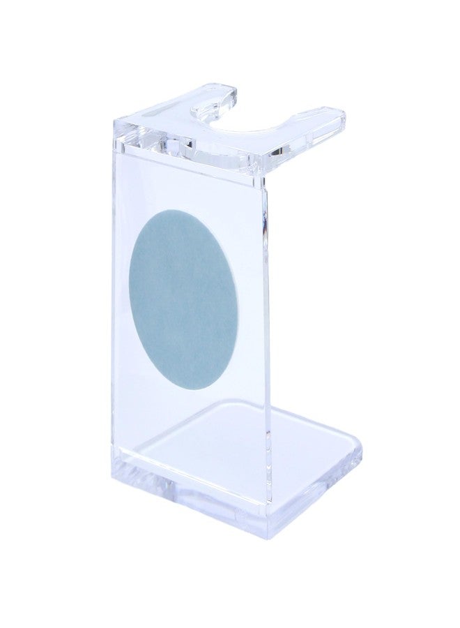 Edwin Jagger RH5S Small Drip Stand, Clear for use with Small (19mm and Medium (21mm neck Shaving Brushes - Image 2