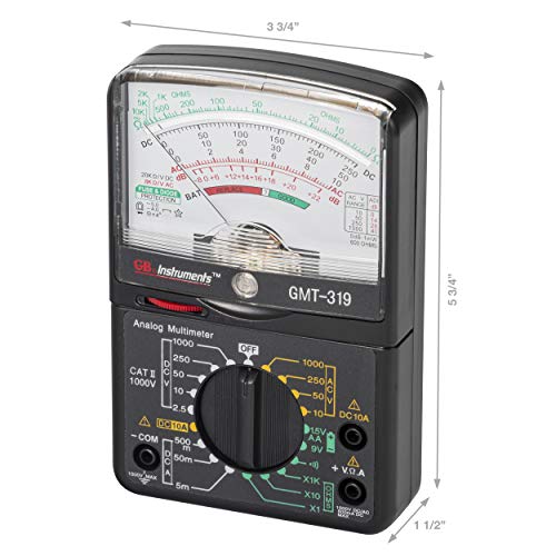 Gardner Bender GMT-319 Multimeter Tester, RJ-45 & RJ-11, 19 Range - Image 4