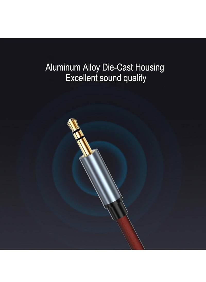 ProOne ProOne 3.5mm Audio Cable Aux Cable 1M Braided Male to Male Stereo Auxiliary Aux Jack Compatible for iPhone, iPad, Samsung Smartphones, Tablets Car Home Stereos, Beats Bose Sony Speaker  - Image 3