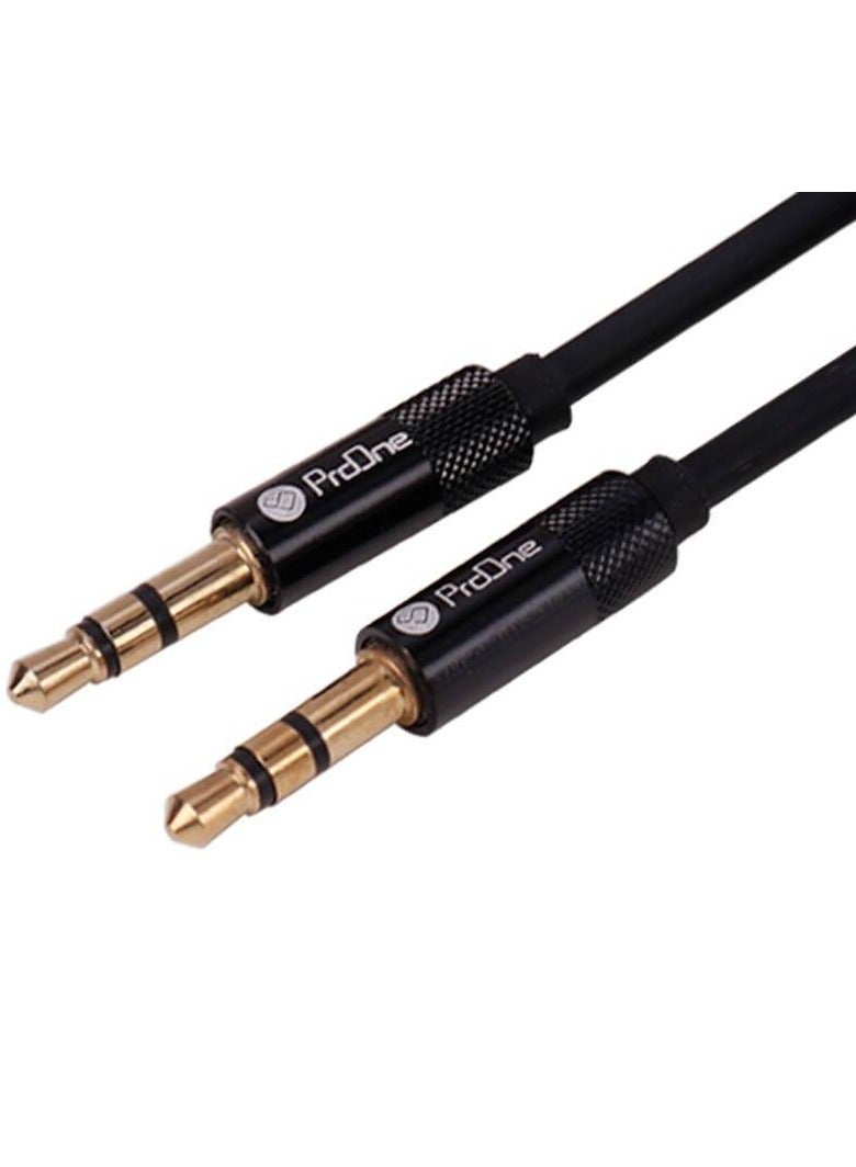 ProOne ProOne 3.5mm Audio Cable Aux Cable 1M Braided Male to Male Stereo Auxiliary Aux Jack Compatible for iPhone, iPad, Samsung Smartphones, Tablets Car Home Stereos, Beats Bose Sony Speaker  - Image 2