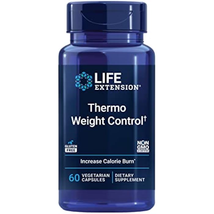 Life Extension Thermo Weight Control – Encourages Fat Burning, Healthy Weight Loss & Thermogenesis – Patented Capsaicin Extract – Weight Management – Gluten-Free – 60 Vegetarian Capsules - Image 1