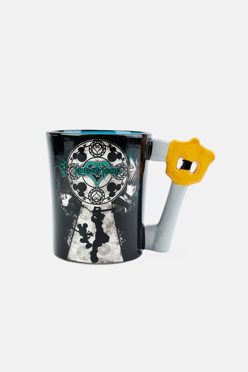 Disney Kingdom Hearts Mickey And Sora 3D Sculpted Ceramic Mug 591ml, Black - Image 1