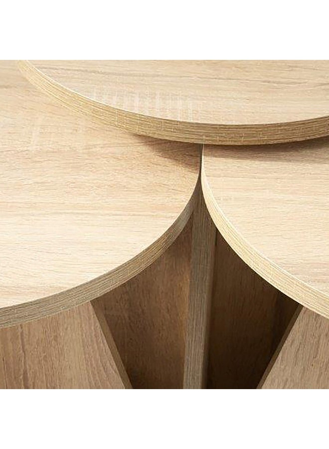 Home Box طاولة غامورا ذات تشطيب الحجر - مجموعة من 3 - Image 5