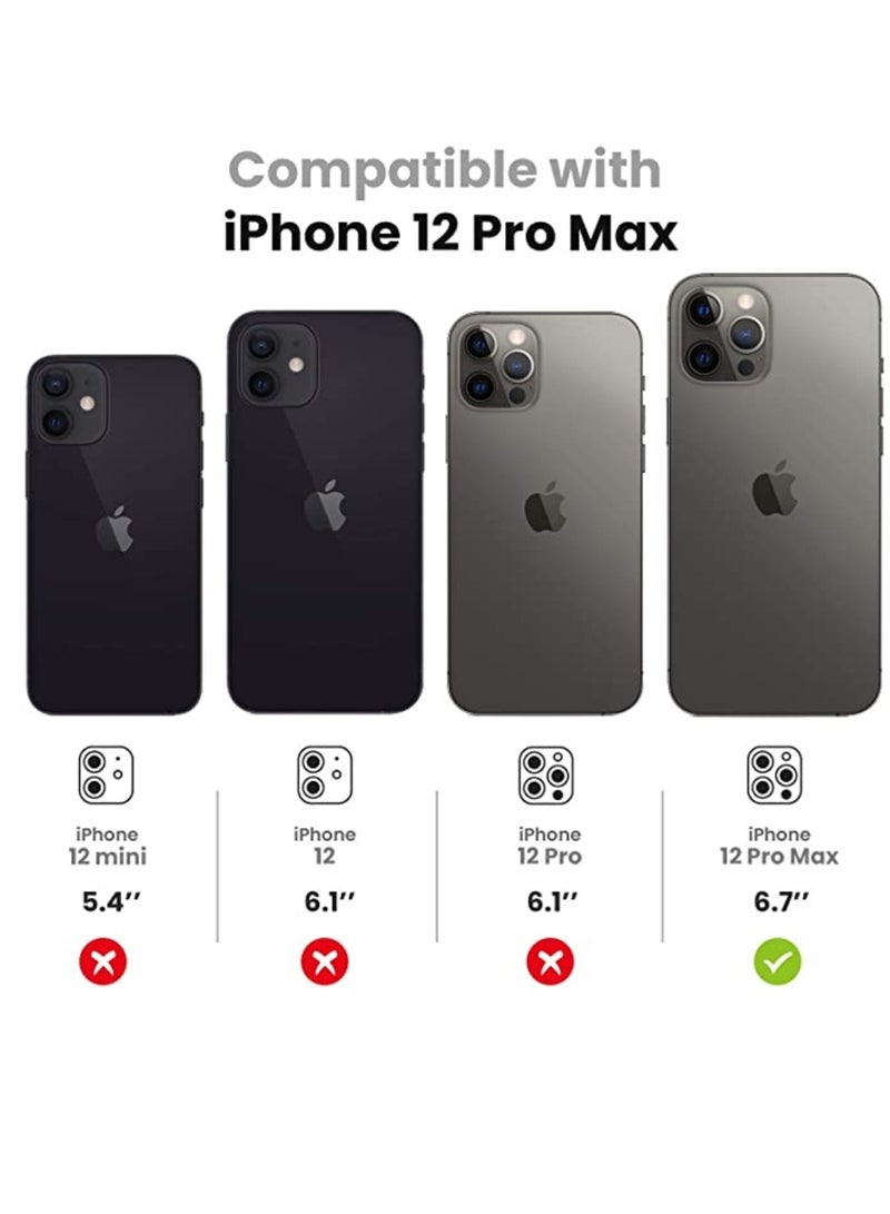 Camera Lens Protector For iPhone 12 Pro Max 6.7 Inch 9H Tempered Glass Camera Cover Screen Protector Ring For iPhone Blue  - Image 2