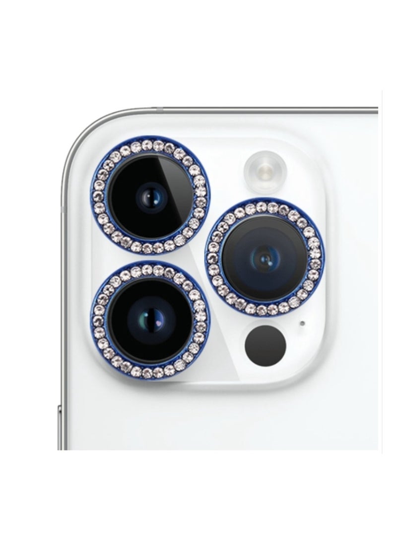 Camera Lens Protector For iPhone 12 Pro Max 6.7 Inch 9H Tempered Glass Camera Cover Screen Protector Ring For iPhone Blue  - Image 1