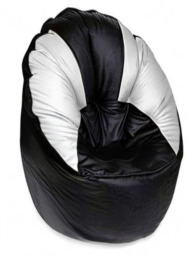 caddyFull XXXL Muddha Bean Bag Without Beans (Black and White) - Image 2
