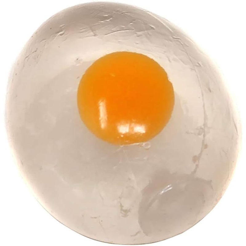 Easter Sticky Egg Splat, Gooey, Flexible, and Durable Squishy Toys (Clear, 6-Pack) - Image 3
