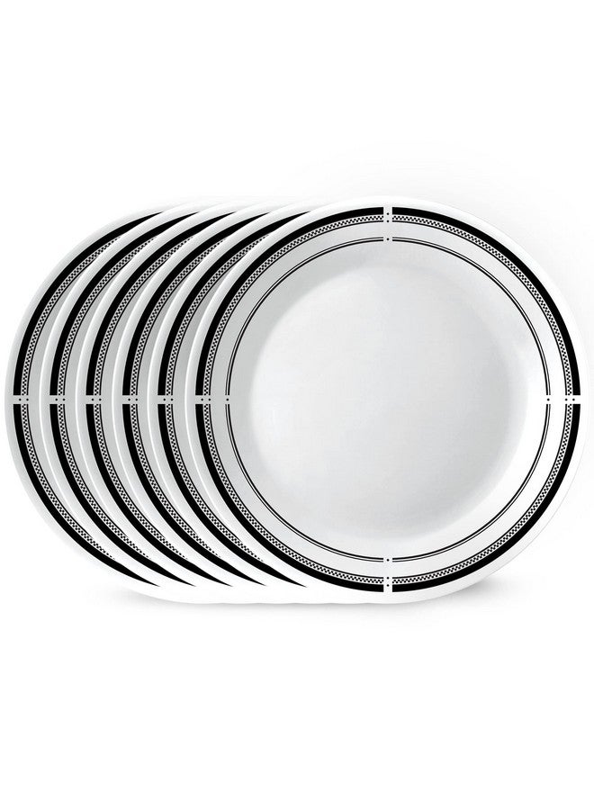 Corelle Corelle Vitrelle 10.25" Dinner Plates Set, Triple Layer Glass and Chip Resistant, Lightweight Round Plates, 6-Piece Brasserie - Image 1