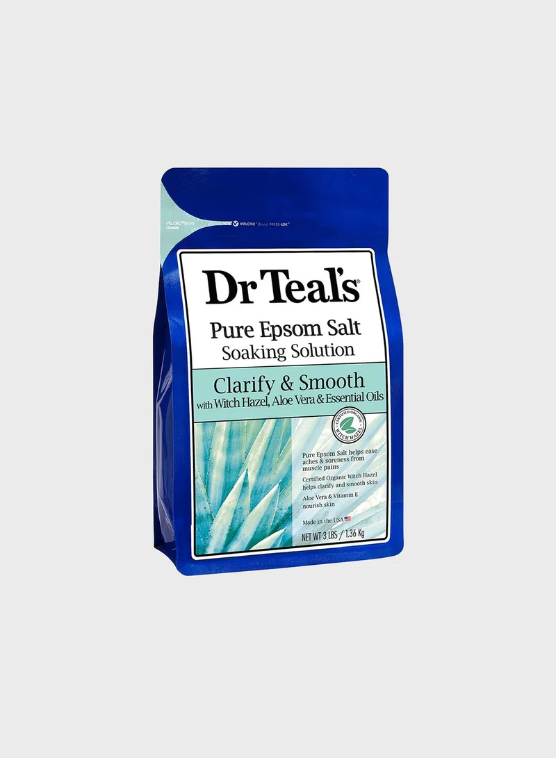 Dr. Teals Epsom Bath Salt - Witch Hazel & Aloe Vera