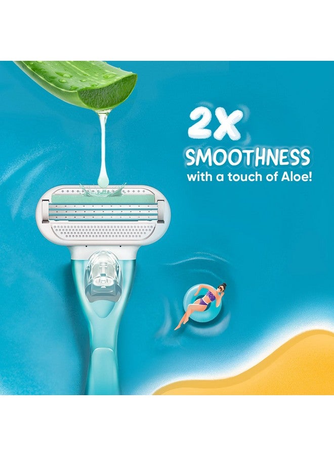 Venus Gillette Venus Smooth Combo Pack | Razor Plus 2 Refills | Aloe Vera Smooth - Image 3
