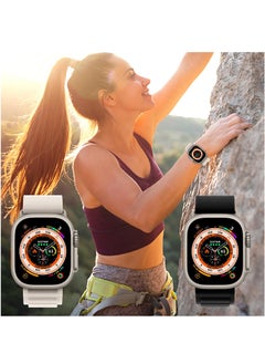 BORTONY Apple Watch Band Alpine Loop Band 38mm 40mm 41mm Pack of 2 for Men Women Nylon Woven Sport Strap Compatible with iWatch Series 8 Ultra 7 SE 6 5 4 3 2 1  - Image 5