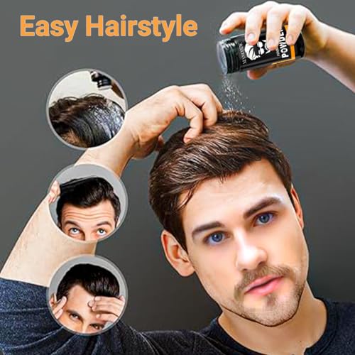 MAN CODE Hair Volumizing Powder Wax for Men, Hair Powder, Hair Wax Powder for Boys, Natural & Safe Hairstyling Powder, Strong Hold & Matte Finish, 24 hrs hold Hair Styling Powder (20g) - Image 3