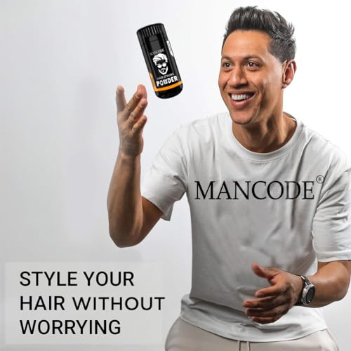 MAN CODE Hair Volumizing Powder Wax for Men, Hair Powder, Hair Wax Powder for Boys, Natural & Safe Hairstyling Powder, Strong Hold & Matte Finish, 24 hrs hold Hair Styling Powder (20g) - Image 5