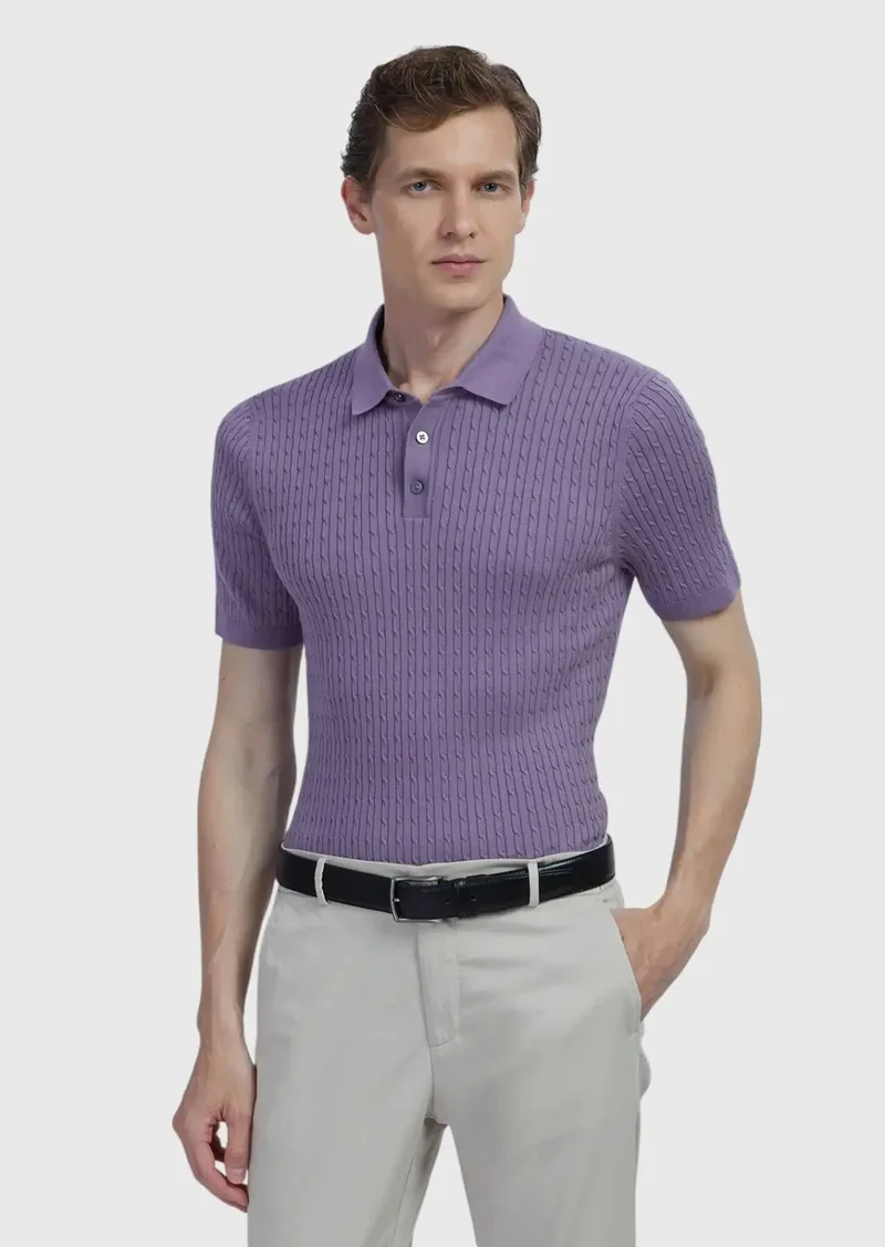 رامسي ملابس تريكو أرجوانية