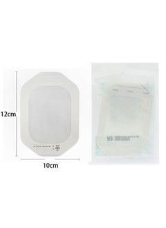 Generic Clear Film Dressing (10 x 10 cm), Pack of 6 Waterproof Wound Bandage Adhesive Patches, Clear Adhesive Patches for Post-Surgical Shower or After-Tattoo Care  - Image 2