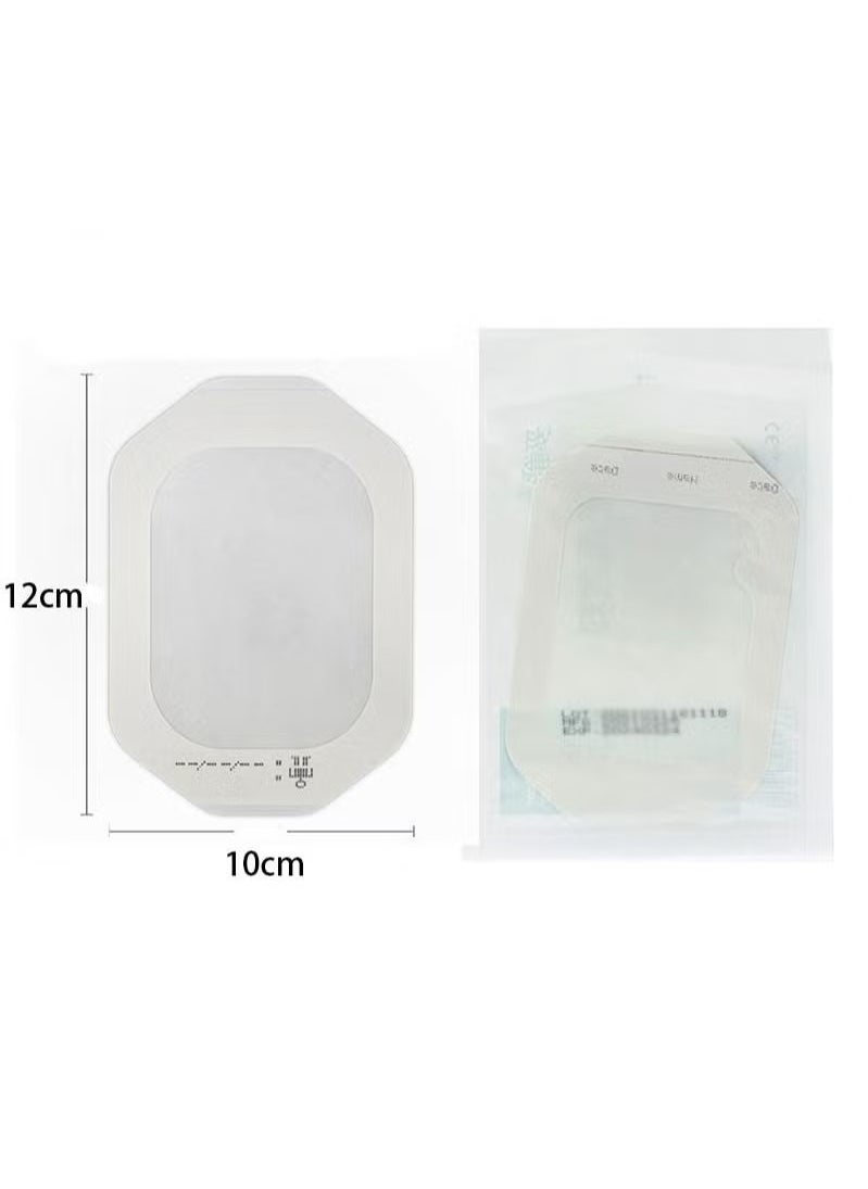 Generic - Clear Film Dressing (10 x 10 cm), Pack of 6 Waterproof Wound Bandage Adhesive Patches, Clear Adhesive Patches for Post-Surgical Shower or After-Tattoo Care - Image 1