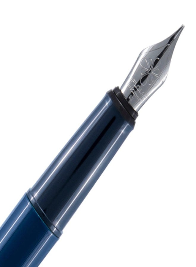 DIPLOMAT Esteem Dark Blue CT Fountain Pen (B) D40606028 - Image 2