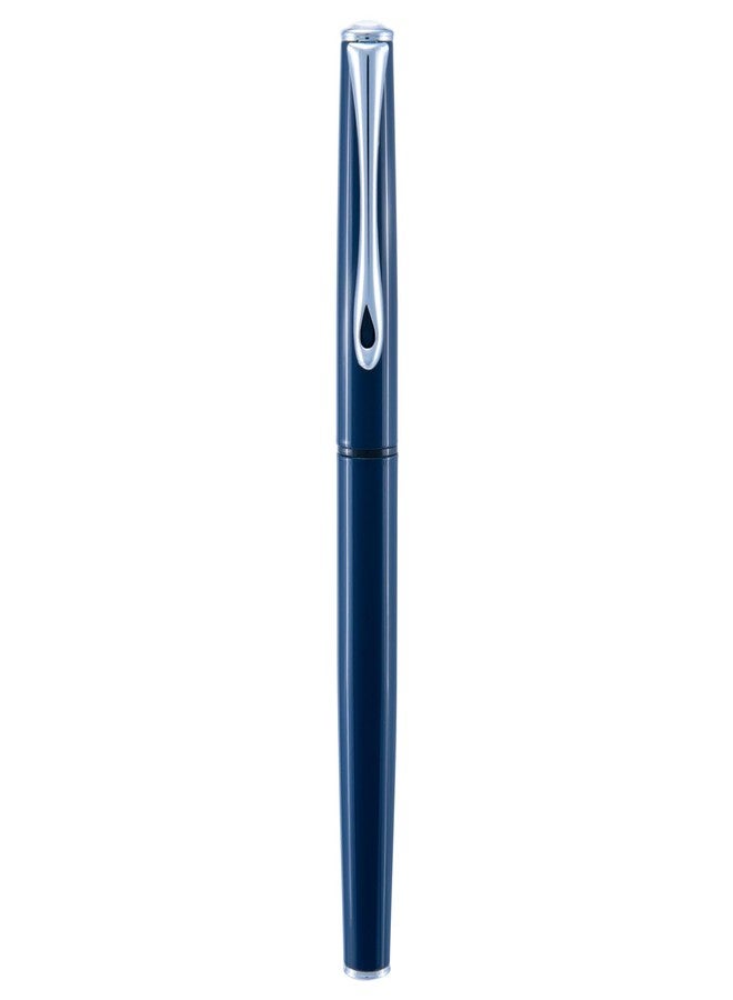 DIPLOMAT Esteem Dark Blue CT Fountain Pen (B) D40606028 - Image 4