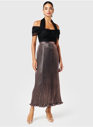 Pleated Cut Out Dress - pzsku/Z2743149F396CC5A0688BZ/45/_/1736838980/a0100acd-92d8-4104-adc5-a5bf7f1c813d