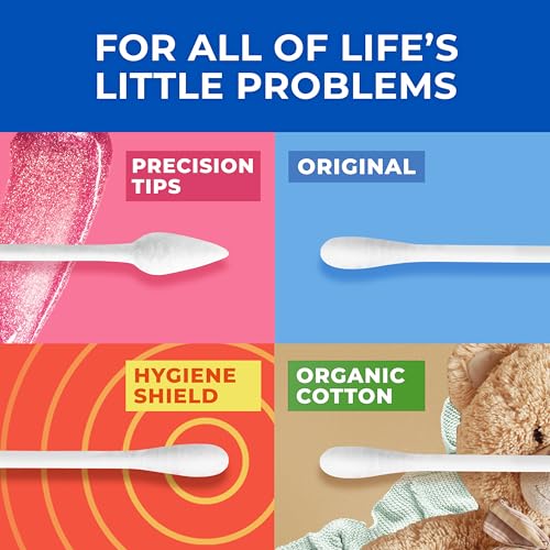 Q-tips Cotton Swabs, Hygiene Shield Travel Size Toiletries, for First Aid, Beauty and Baby, 100% Cotton, 30 Count - Image 4