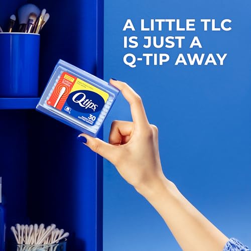 Q-tips Cotton Swabs, Hygiene Shield Travel Size Toiletries, for First Aid, Beauty and Baby, 100% Cotton, 30 Count - Image 2