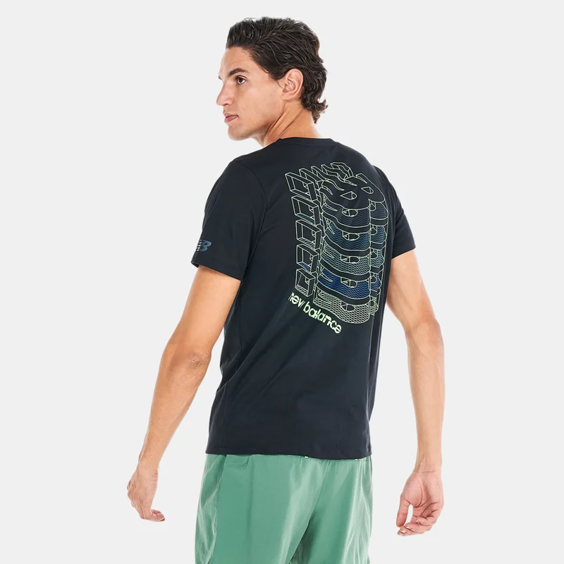 New Balance Men's Heathertech Graphic T-Shirt