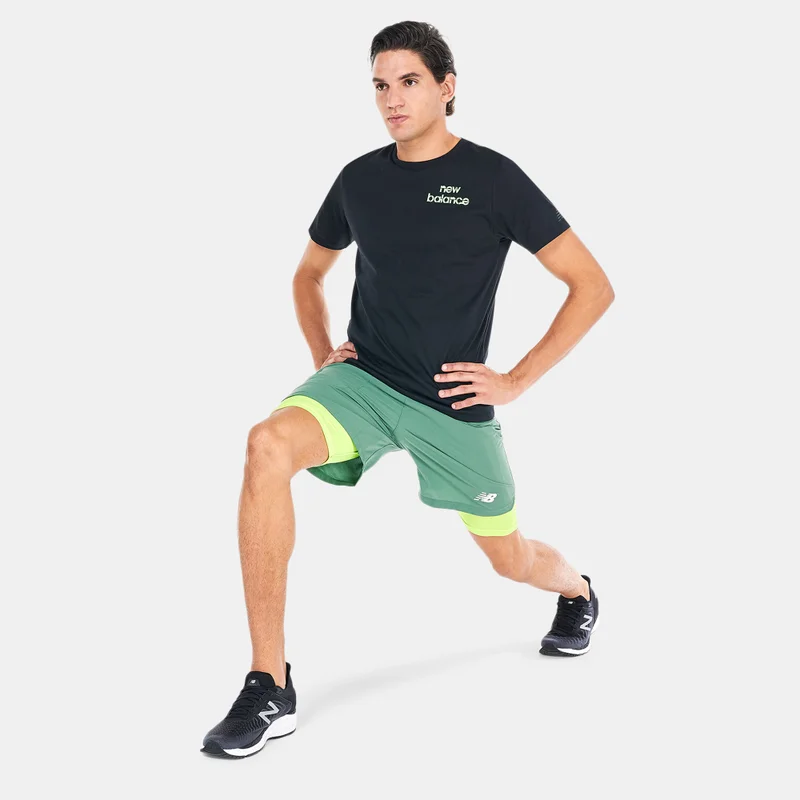 New Balance Men's Heathertech Graphic T-Shirt