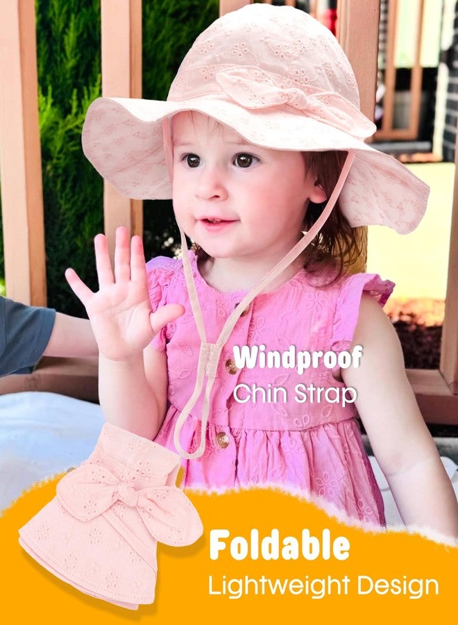 FURTALK Sun Hat for Baby Girls Toddler Summer Beach Hats with Wide Brim Cotton Sun Protection Travel Essentials - Image 4