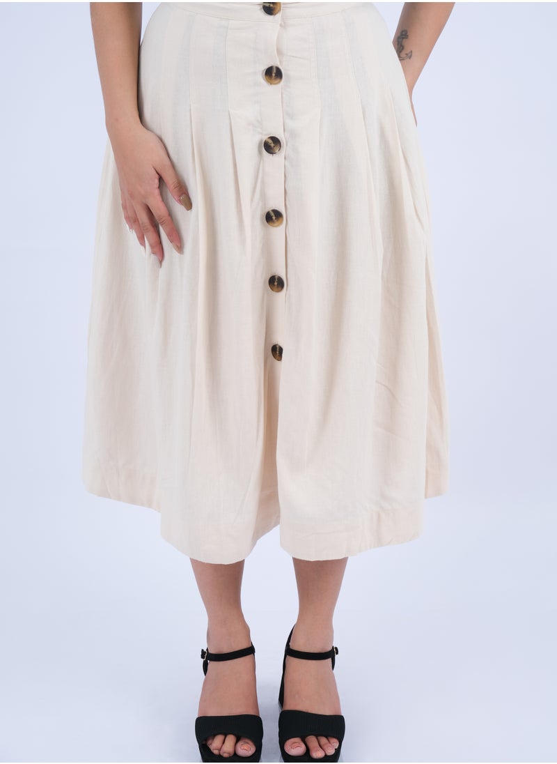 ONLY - Women’s High Waist Bodycon Skirt in Pink Tint - Image 1
