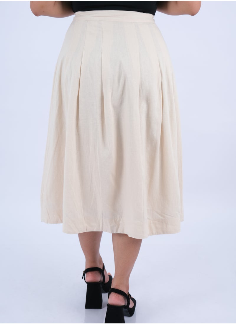 ONLY - Women’s High Waist Bodycon Skirt in Pink Tint - Image 1