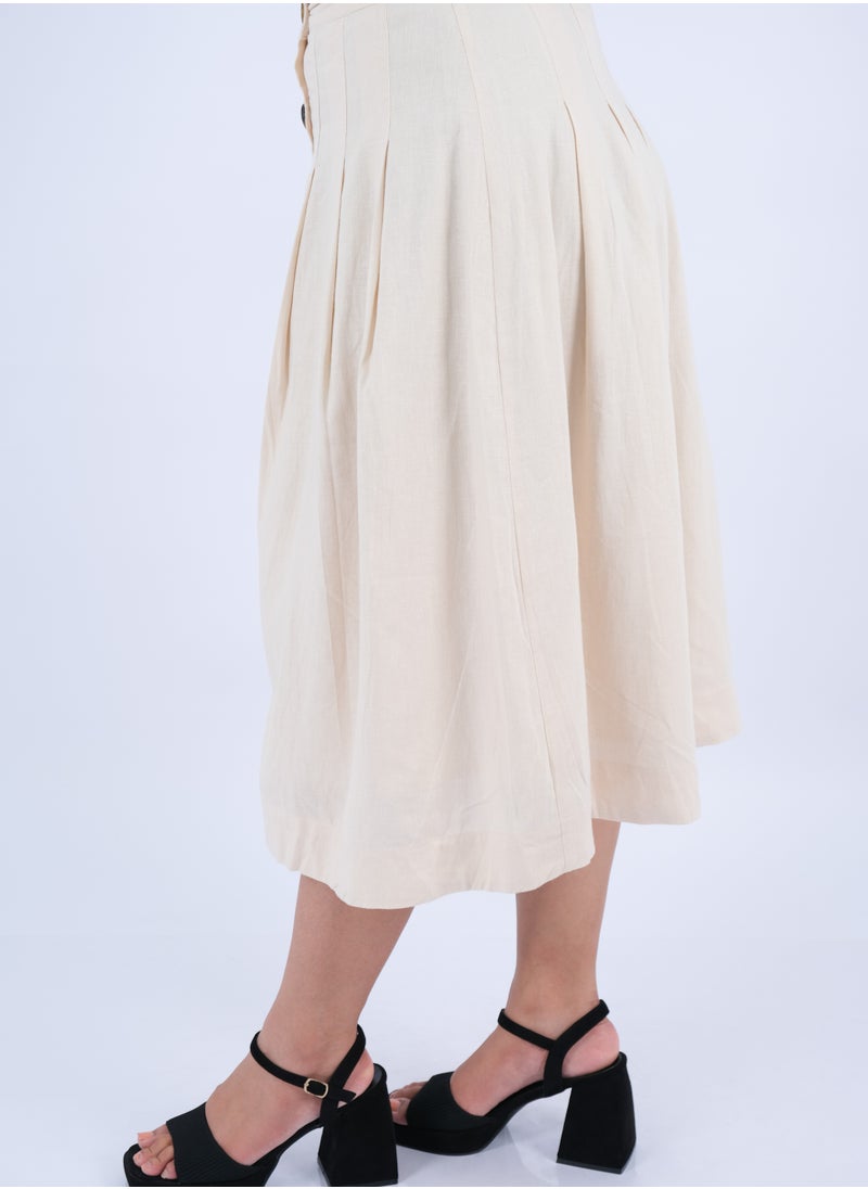 ONLY - Women’s High Waist Bodycon Skirt in Pink Tint - Image 1