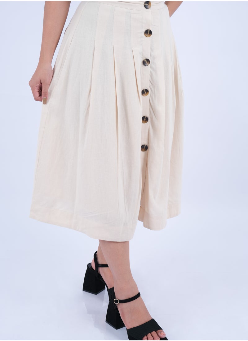 ONLY - Women’s High Waist Bodycon Skirt in Pink Tint - Image 1