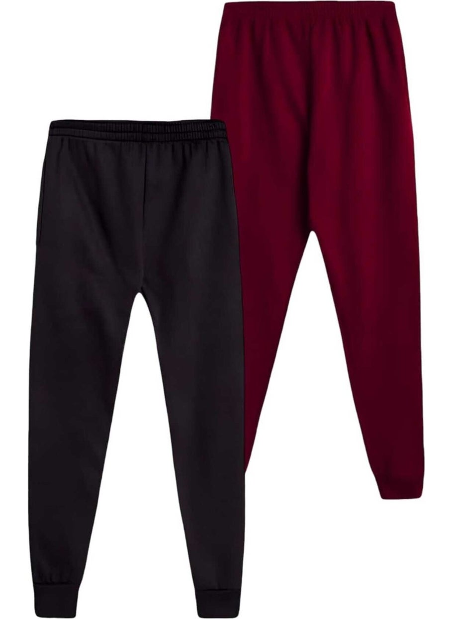 Mood Agenda Kids Elastic Waist Jogger Sweatpants Set of 2  - Image 3