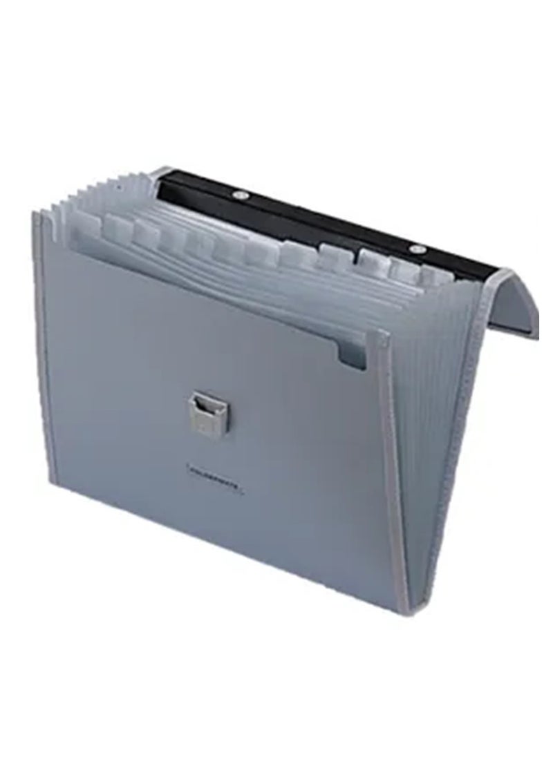 Foldermate Expanding File With 13 Divisions A4 Size Silver  - Image 2