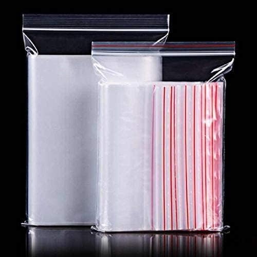 Ohmnamo Ohmnamo Zip Lock Premium Pouch Bags 5 inch x 6 inchPack of 200 pcs Transparent Reusable Recyclable Resealable for all Purpose - Image 5