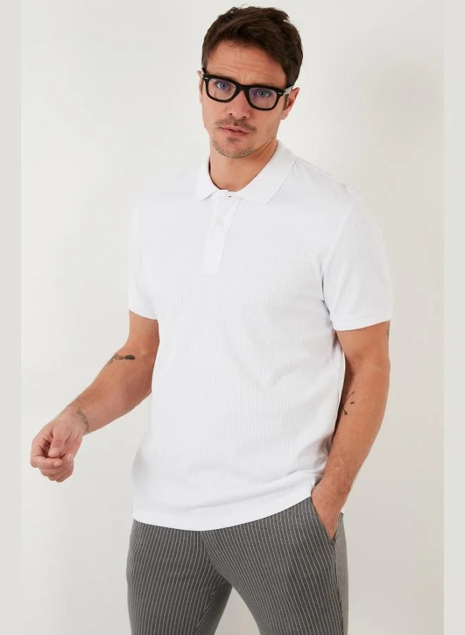 Buratti  Buratti Cotton Regular Fit Button-Down Polo Collar T-Shirt Men's POLO COLLAR T-SHIRT 5902281 for Men | Best Price UAE