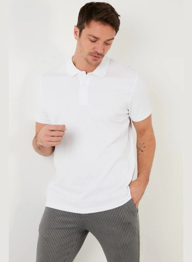 Buratti  Buratti Cotton Regular Fit Button-Down Polo Collar T-Shirt Men's POLO COLLAR T-SHIRT 5902281 for Men | Best Price UAE