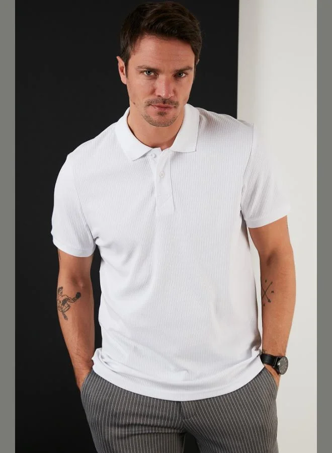 Buratti Buratti Cotton Regular Fit Button-Down Polo Collar T-Shirt Men's POLO COLLAR T-SHIRT 5902281