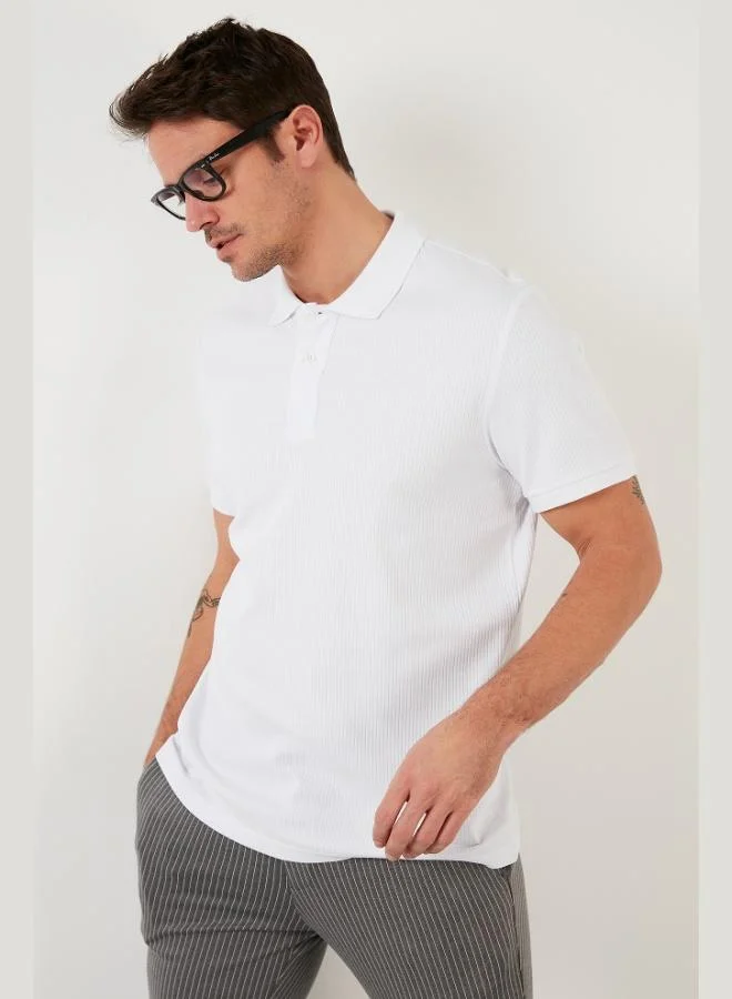 Buratti  Buratti Cotton Regular Fit Button-Down Polo Collar T-Shirt Men's POLO COLLAR T-SHIRT 5902281 for Men | Best Price UAE